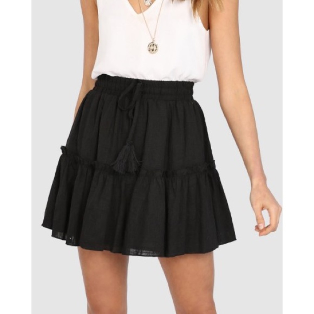 Lost in lunar black “ruby skirt”
